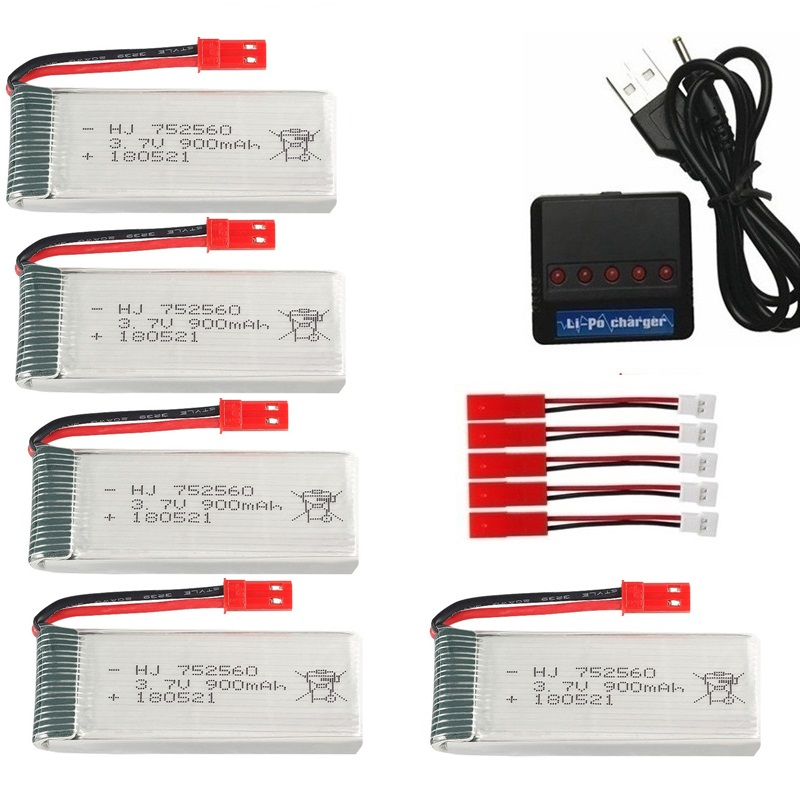 JST 3,7V 900mAh Wiederaufladba – Eachine Drone E58 Bewertung und Preis
